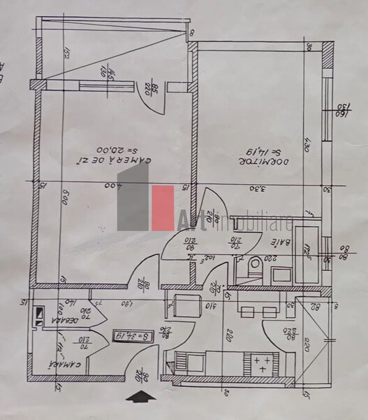 Basarabia, apartament 2 camere, 2 balcoane,